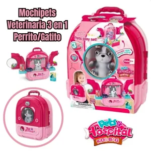 Mochipets Veterinaria 3 en 1 Perrito/Gatito