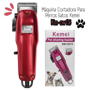 Maquina de Mascota Kemei KM-CW15 FUSCIA