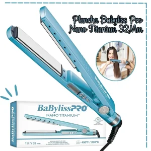 Plancha BaBylissPRO Nano Titanium 32 mm 1¼”