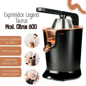 Exprimidor Taurus Mod. Citrus 600 Legend