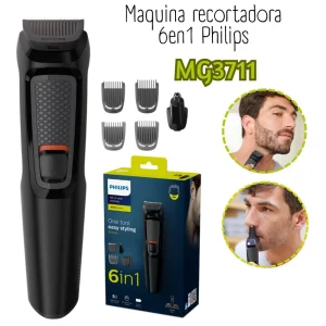 RECORTADOR PHILIPS MULTIGROOM SERIE 3000 6 EN 1 MG3711