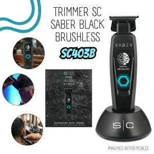TRIMMER CORDLESS STYLECRAFT SABER BLACK - SC403B