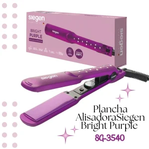 Alisadora de Cabello Siegen SG-3540 Bright Purple