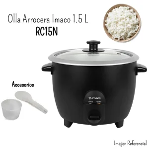 Olla Arrocera Imaco 1.5 Lt. - Negro