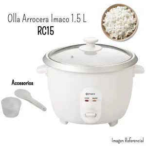 Olla Arrocera Imaco 1.5 Lt. - Blanco