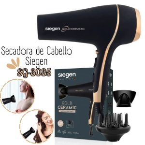 Secadora de Cabello Siegen Gold Ceramic SG3035