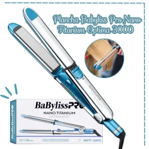 Alisadora Babyliss Pro Nano Titanium Optima 3000 1 1/4" 465°F / 240°C.