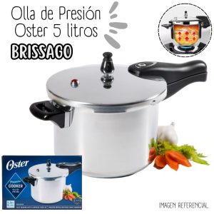 OLLA A PRESIÓN OSTER BRISSAGO DE 5 LITROS