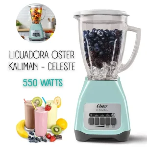 Licuadora Oster Kaliman 2velocidades mas pulsador - CELESTE
