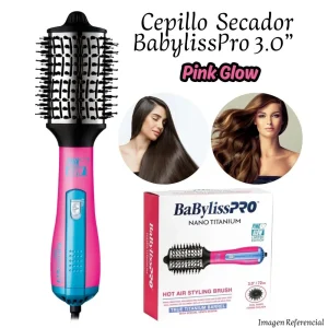 Cepillo Secador de Aire Caliente BaBylissPRO 72mm Fucsia Glow