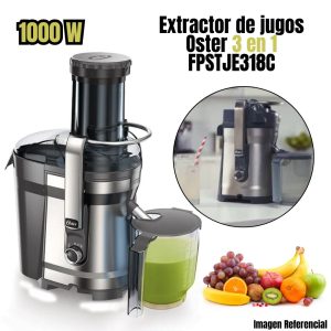 Extractor de jugos Oster 3 En 1 - FPSTJE318C