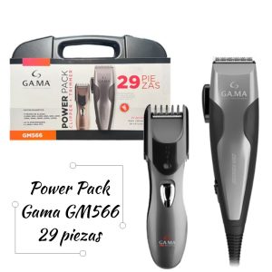 Cortador De Cabello Gama Power Pack GM566 29 Piezas 220V