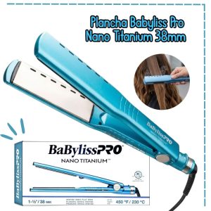 Plancha Alisadora Babyliss Pro Nano Titanium 38mm 1 ½ - 450°F