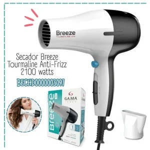 Secador de Cabello Gama Breeze Tourmaline Anti-Frizz – 2100 watts