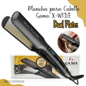 Plancha Alisadora Gama X-WIDE 4D PTC Dual Plates Dig.