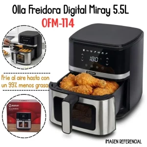 Freidora de Aire Digital Miray de 5.5 LT - OFM-114