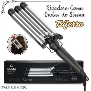 Rizadora Gama De 3 Tubos Titanio - TRIFERRO