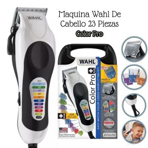 Maquina Wahl De Cortar Cabello Color Pro 23 Piezas