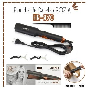 Plancha Alisadora de Cabello ROZIA HR-870