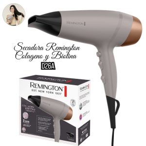SECADORA DE CABELLO REMINGTON COLLAGEN Y BIOTIN THERAPY - 2200 WATTS
