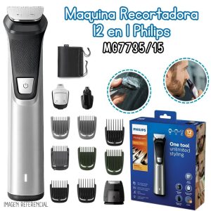 Recortador Philips Multigroom Serie 7000 12 en 1 - MG7735/15