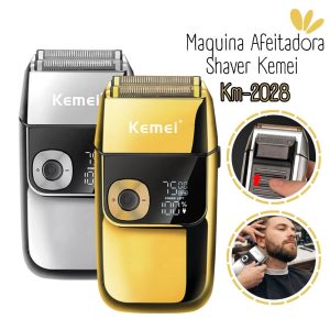Shaver Kemei Digital C/Patillero 2 en 1 KM-2028