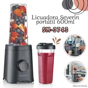 Licuadora Portátil SEVERIN 600ml - SM-3743