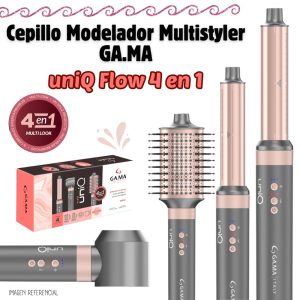 Cepillo Secador Modelador Multistyler GA.MA UNIQ FLOW 4 en 1 -  HDCBR0000000666