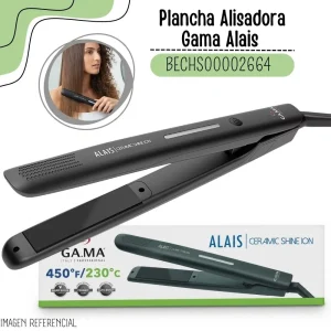 PLANCHA ALISADORA GAMA ALAIS CERAMIC SHINE ION