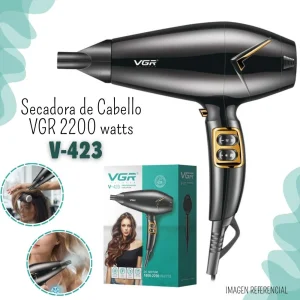 Secadora de Cabello VGR 2200 watts - V-423