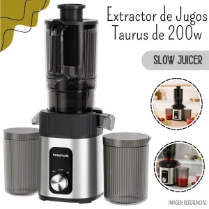 Extractor de Jugos TAURUS Prensado Mod. Slow Juicer PE9240350A