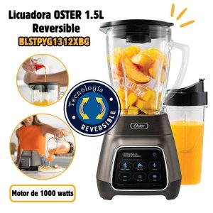 Licuadora Oster 1.5L con Tecnología Reversible + Vaso - BLSTPYG1312XBG