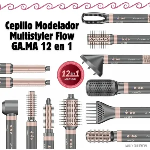 Cepillo Modelador Gama UNIQ FLOW 12 En 1 Multistyler - HDCBR0000000669
