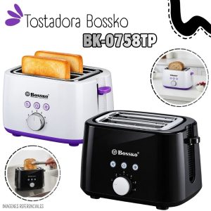 Tostador Eléctrico Bossko BK-0758TP