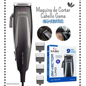 Máquina De Cortar Cabello Gama 9 Piezas GM-VECTOR