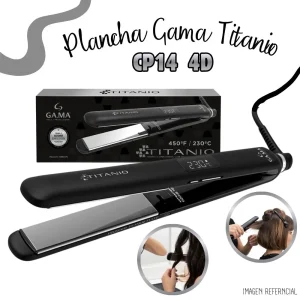 PLANCHA DE CABELLO GAMA TITANO CP144D